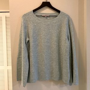 Loft Women’s Mint Green Bell Sleeved Sweater. Size M